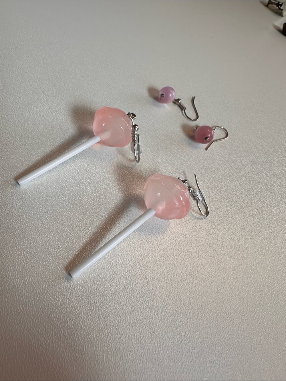 Pink Lollipop Dangle Earrings - Women Jewelry